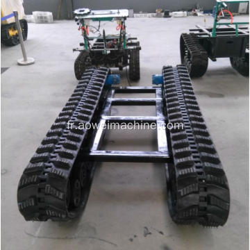 Train de roulement de châssis sur chenilles en acier de 5 tonnes pour les appareils de forage minier de camions machines agricoles utilisation agricole